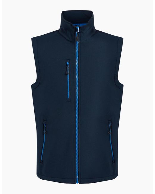 Regatta Blue Professional Softshell 2 Layer Body Warmer for men