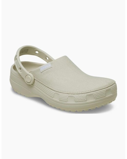 CROCSTM White Classic Crafted Cotton Stucco Clogs