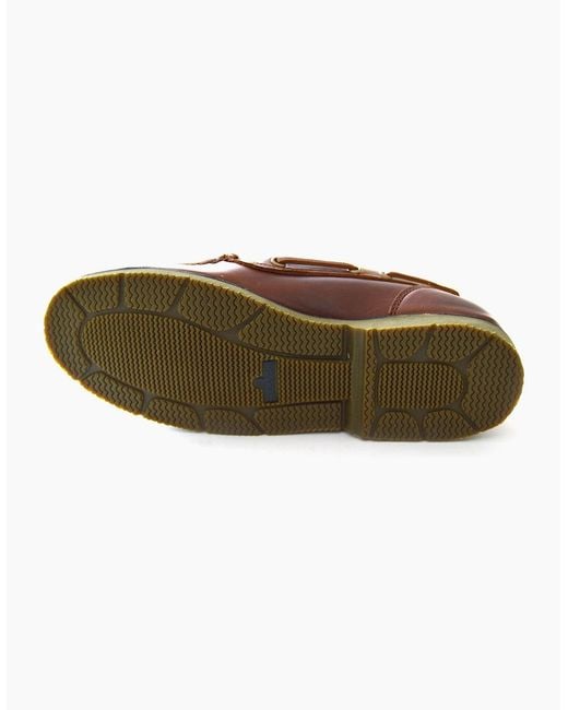 Sebago Brown Foresider Deck Shoe for men