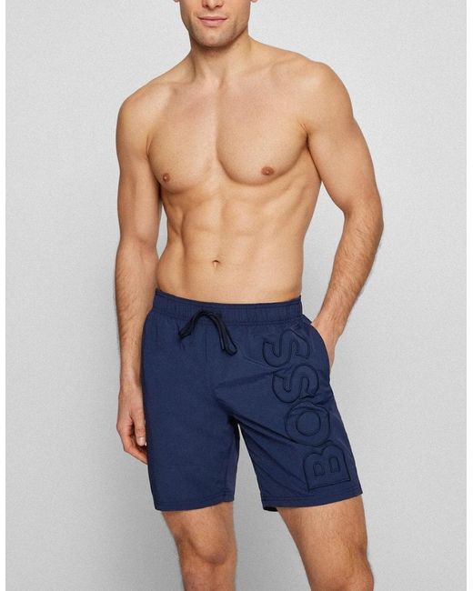 Boss Blue Boss Whale Swim Shorts Nos for men