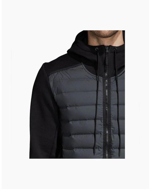 Adidas Black Jacket Varilite Hybrid Hooded F/Z for men