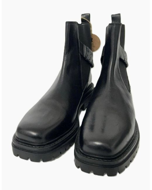 Osprey Black London The Guildford Chelsea Leather Boots