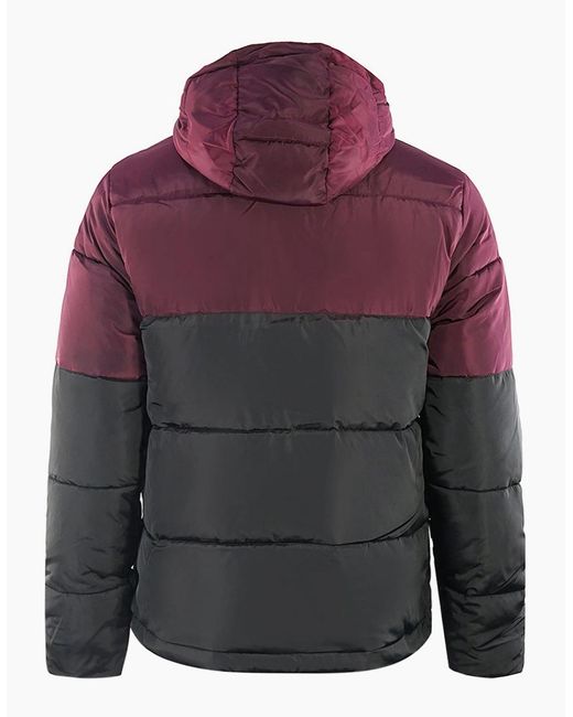 Lyle & Scott Gray Lyle & Scott Colourblock Puffer Jacket for men
