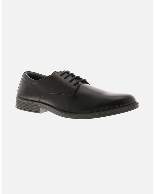 Hush Puppies Black Shoes Smart Neal Leather Uk Size for men