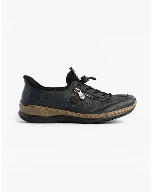 Rieker Black N3267-54 Nikita Bungee Lace Shoes