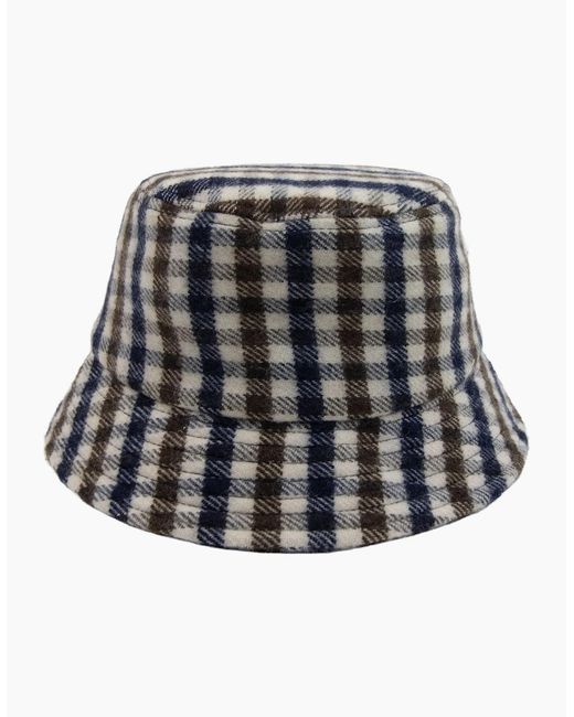 Aquascutum Black Bucket Hat 28 for men
