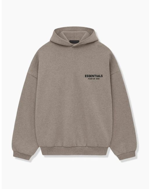 Fear Of God Gray Fleece Hoodie 'Heather'