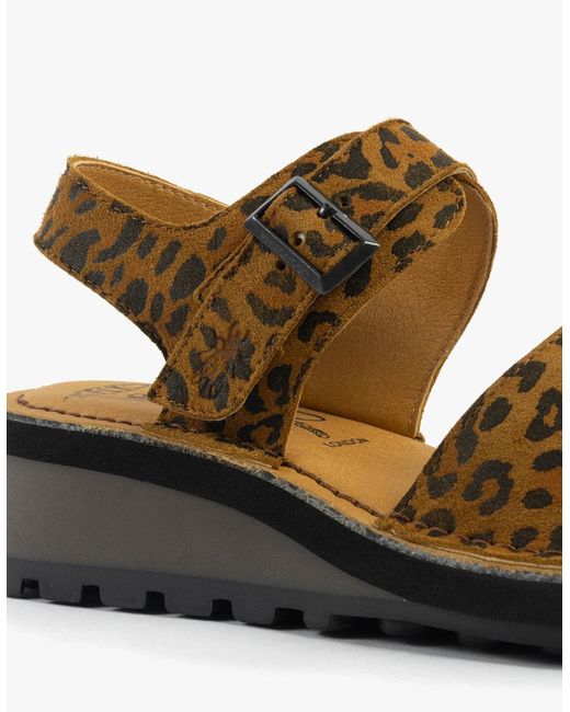 Fly London Brown Haly559Fly Sandals Tan