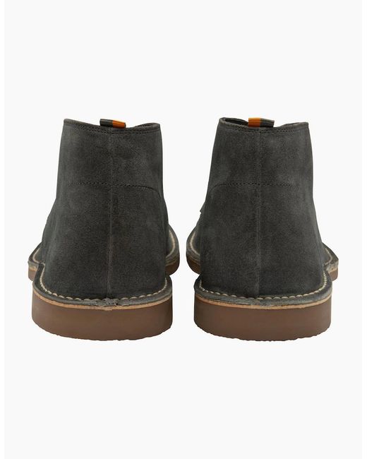 Frank Wright Black Edwin Desert Boots for men