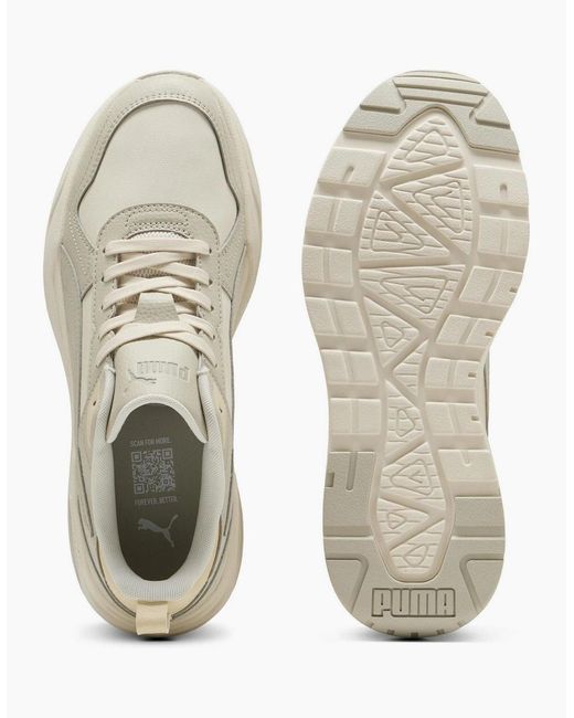PUMA White Trinity 2 Lt Sl Low Top Trainers for men