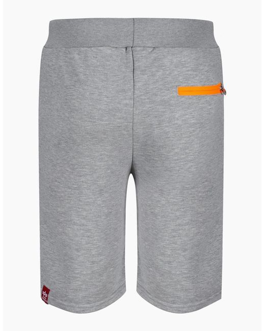 Alpha Industries Gray Mars Neon Shorts for men