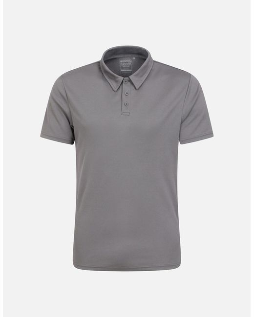 Mountain Warehouse Gray Endurance Isocool Polo Shirt for men