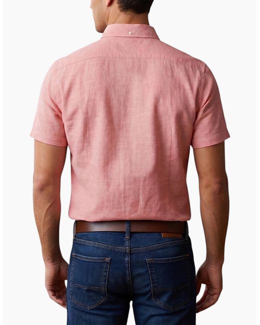Tommy Hilfiger Blue Shirt Oxford Lightweight Summer Top for men