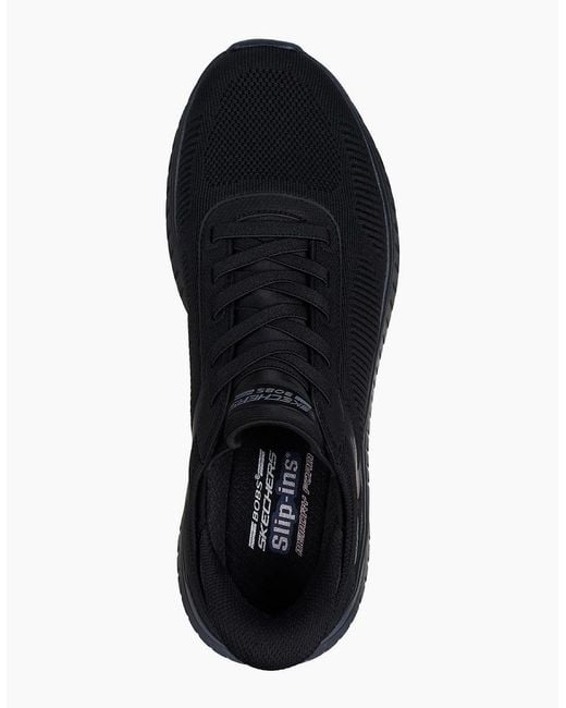 Skechers Blue Bobs Sport Squad Chaos Solid Step Sole Trainers for men