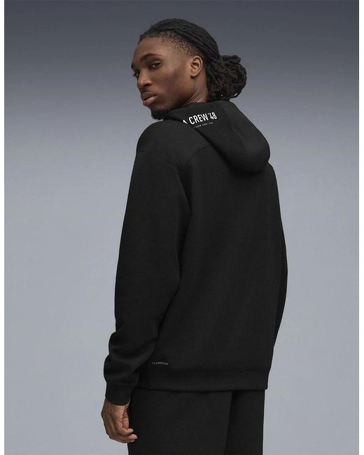 PUMA Black Cloudspun Performance Hoodie for men