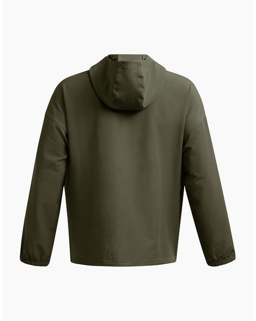 Under Armour Green Armour Ua Vibe Stormshell Hood Hoody for men