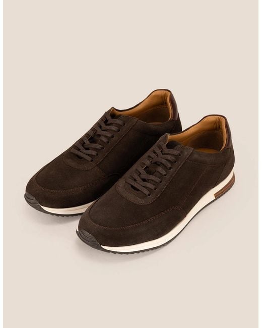 Oswin Hyde Brown Spencer Suede for men