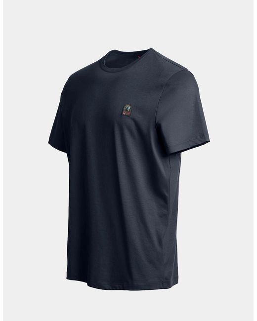 Parajumpers Blue Patch T-Shirt for men