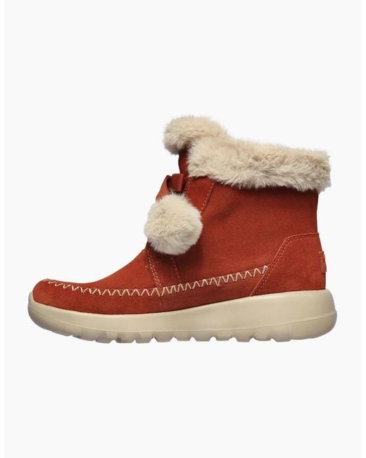 Skechers Brown Otg Joy Slip On Trainers