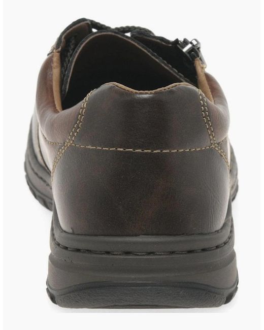 Rieker Brown Ambleside Casual Shoes for men