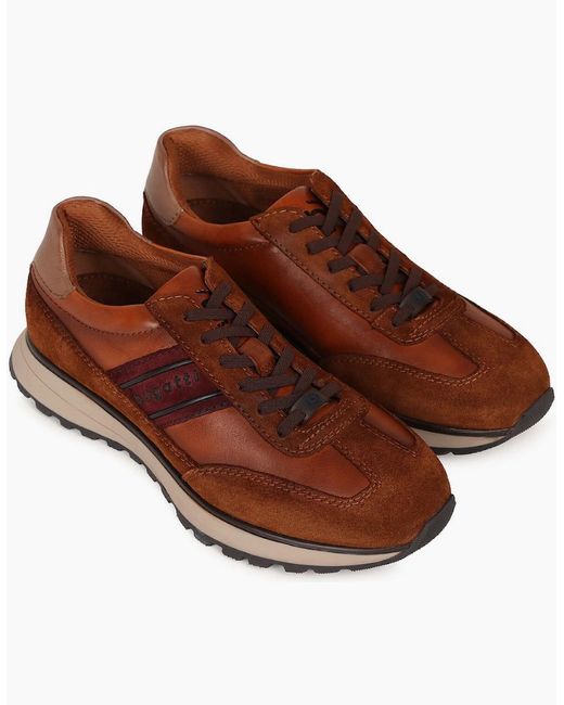 Bugatti Brown Timon Trainers for men