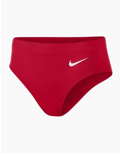 Nike Red Ladies Logo Knicker Shorts