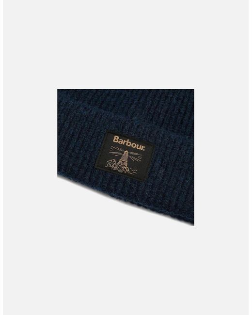 Barbour Black Westerdale Beanie & Scarf Set