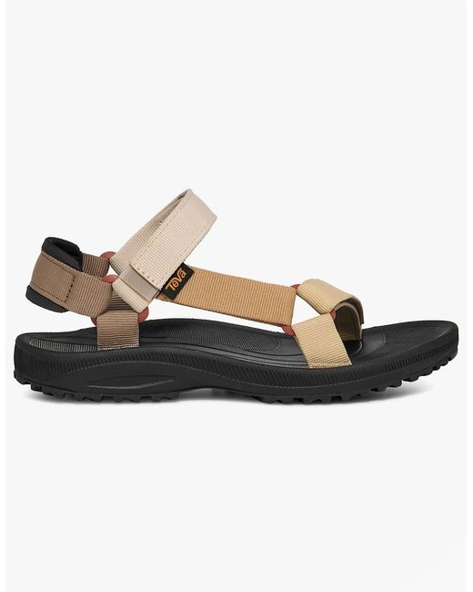 Teva Black Winsted Hiking & Trail Sandals Neutral Multi