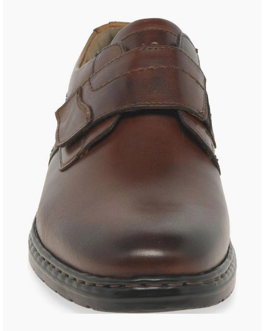 Josef Seibel Brown Alastair 16 Riptape Shoes for men
