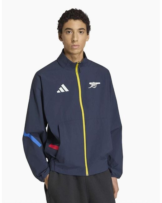 Adidas Blue Afc Anth Jkt for men