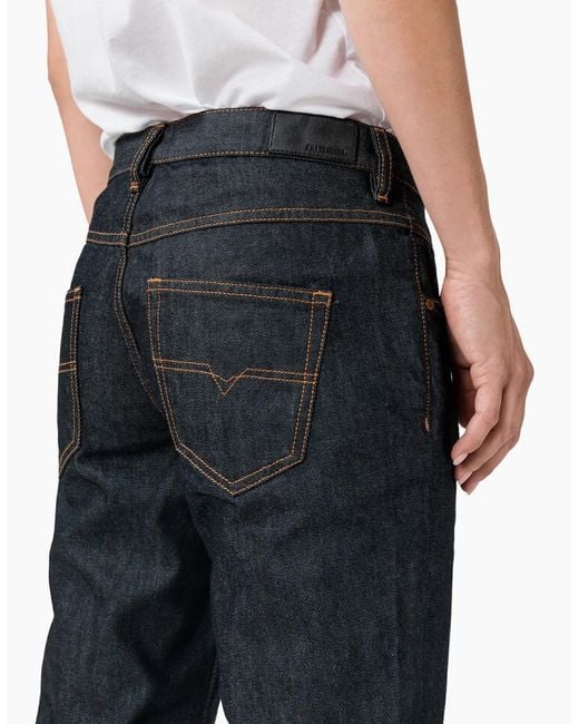 DIESEL Blue Belthy Ankle Re058 Jeans Regular Slim Straight Low Waist Fit Pants