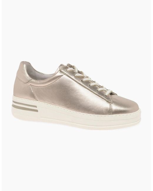 Gabor White Keystone Trainers