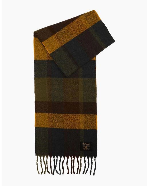 Barbour Black Westerdale Beanie & Scarf Set