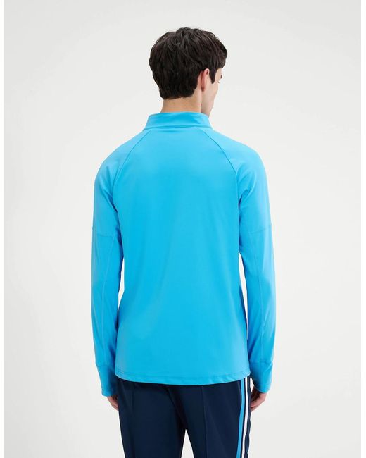 Ellesse Blue Musica 1/4 Ls Tee for men