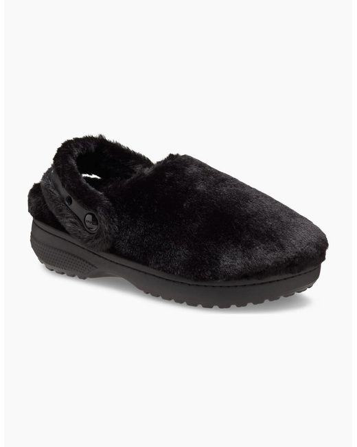 CROCSTM Black Classic Unfurgettable Polyester Clogs for men