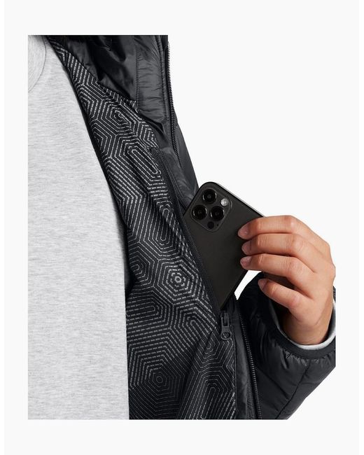 Under Armour Blue Armour Legend Down Hooded Jacket
