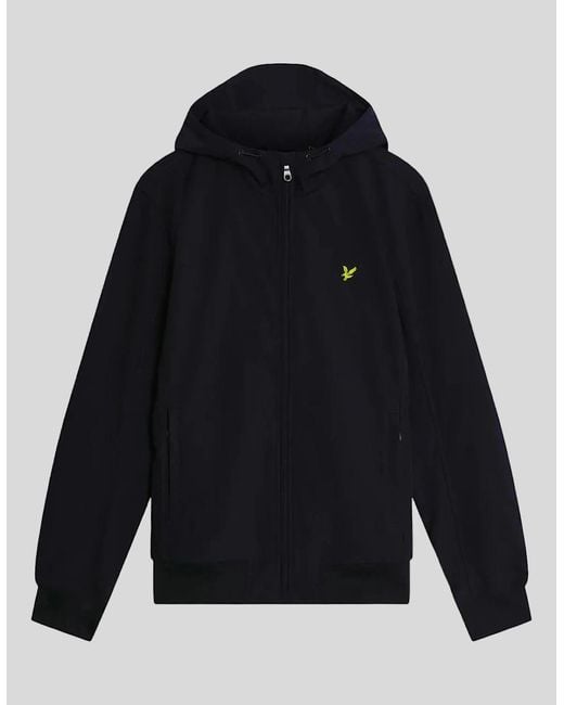Lyle & Scott Black Mesh Lined Softshell Jacket for men