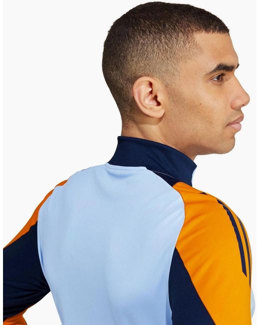 Adidas Blue Tr Top Tracksuit for men
