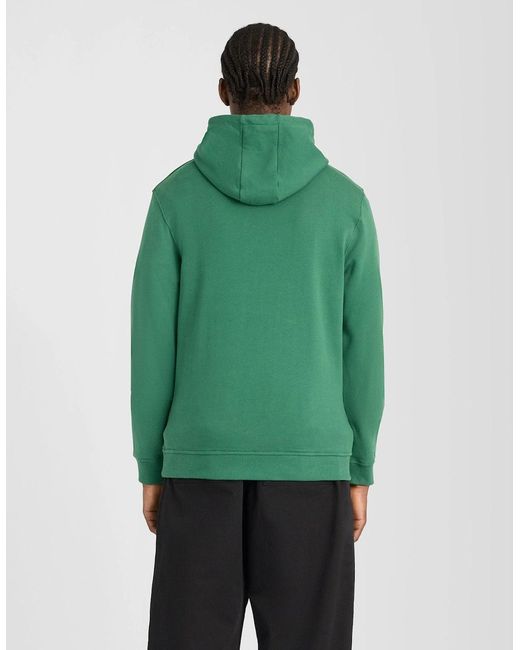 Lyle & Scott Green Loopback Cotton Hoodie for men