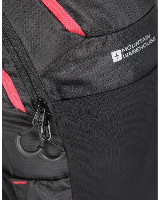 Mountain Warehouse Black Inca 18L Backpack