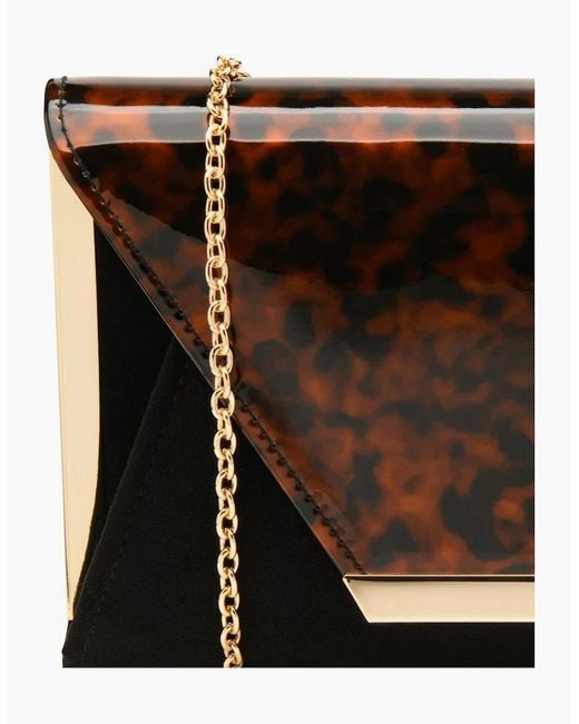 Lotus Brown Martha Clutch Bag