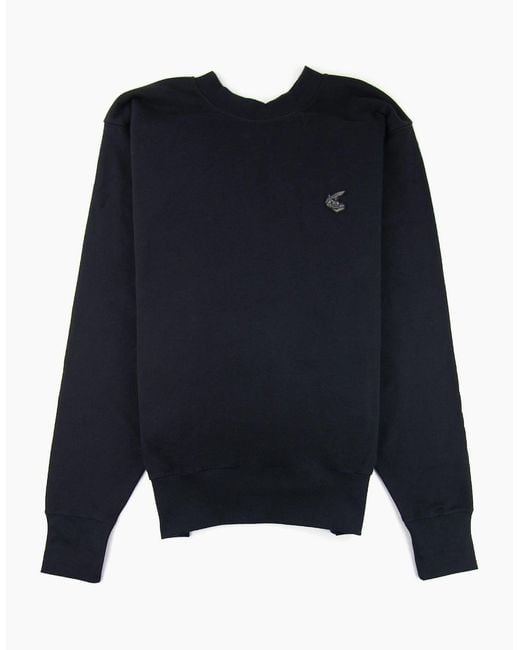 Vivienne Westwood Blue Anglomania Small Logo Sweatshirt for men