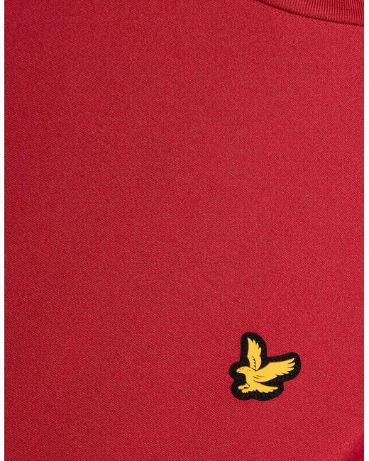 Lyle & Scott Red Sports Lightweight Sweatshirt for men