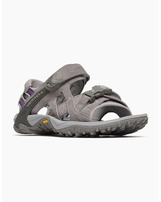 Merrell Gray Kahuna Iii Suede Charcoal/Paloma Sandals