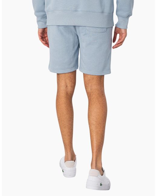 Gant Blue Sweat Shorts Shield Regular Fit Cotton Summer Gym Fleece Half Pants for men