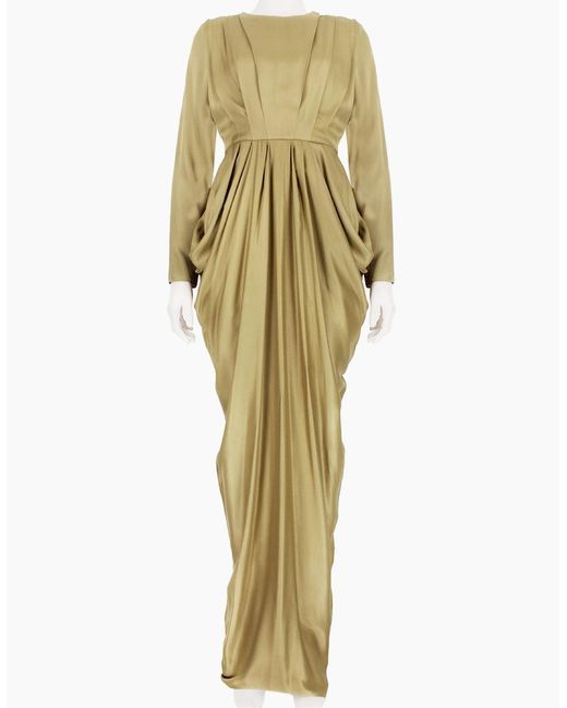 LAYEUR Metallic Gown