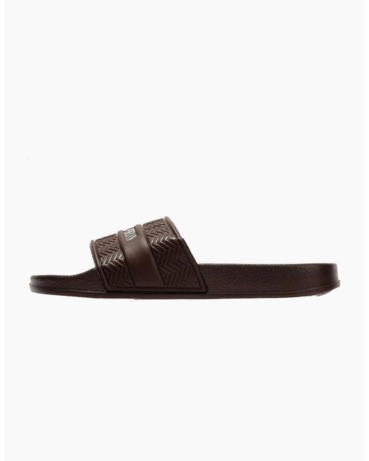 Original Penguin Brown Penguin Paradise Chocolate Slides for men