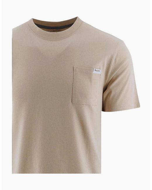 Aquascutum Natural Cotton Emblem Logo T-Shirt for men