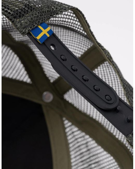 Fjallraven Green Langtradarkeps Cap for men