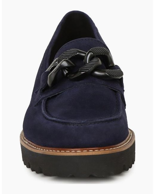 Gabor Blue Squeeze Loafers